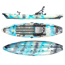 YuPIK Playa (2023) - Top, Bottom & Side View, Light blue, black & tan